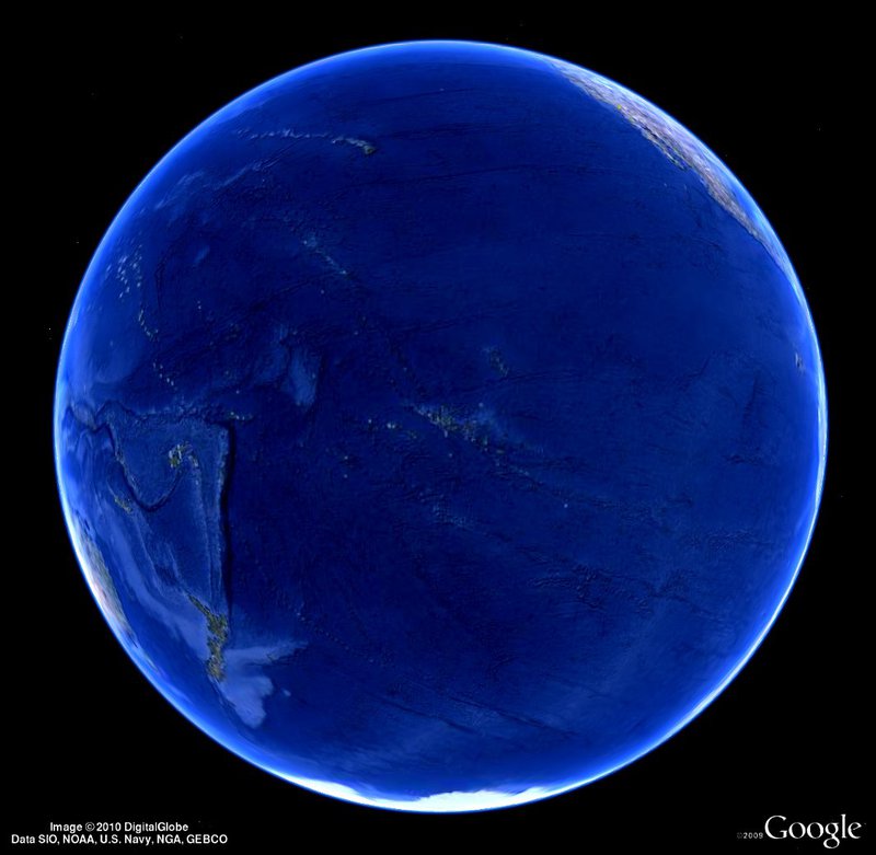 Earth all blue